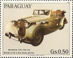 Stamps : America : Paraguay :  Autos Maybach