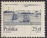 Sellos de Europa - Polonia -  Gdansk - desde el Vistula