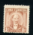 Stamps America - Cuba -  Jose Marti