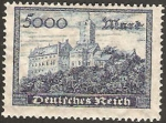 Stamps Germany -  249 - Castillo de Wartburg
