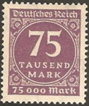 Stamps Germany -  293 - cifra