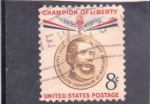 Stamps United States -  LAJOS KOSSUTH- governador hungaro