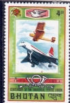 Sellos del Mundo : Asia : Bhutn : centenario U.P.U. (Unión Postal Universal)