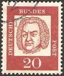 Stamps Germany -  225 - Johann Sebastián Bach