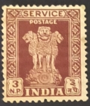 Sellos de Asia - India -  Capitel de Asoka