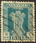 Stamps India -  Capitel de Asoka