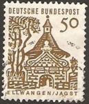 Stamps Germany -  326 - Puerta al castillo de Ellwangen (jagst)