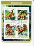 Sellos de Africa - Santo Tom y Principe -  DINOSAURIOS