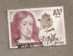 Stamps Spain -  Carlos II El Hechizado