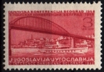Stamps Yugoslavia -  serie- Conferencia sobre el Danubio- Belgrado