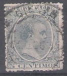Stamps Spain -  Alfonso XIII, Pelón.