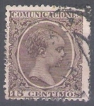Stamps Europe - Spain -  Alfonso XIII, Pelón.