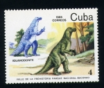 Stamps America - Cuba -  Valle de la prehistoria parque Nac. Baconao