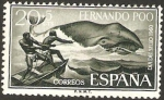 Stamps Equatorial Guinea -  eubalaena australis (fernando poo)