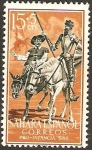 Stamps : Africa : Morocco :  Sahara - Don Quijote y Sancho Panza