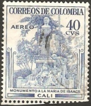 Stamps Colombia -  monumento a la maria de isaacs, en cali