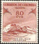 Stamps Colombia -  nevado del ruiz
