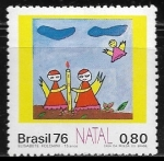 Sellos del Mundo : America : Brasil : Navidad 1976