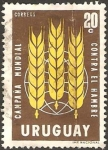 Stamps Uruguay -  campaña mundial contra el hambre