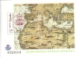 Stamps Spain -  CENTENARIO REAL SOCIEDAD GEOGRAFICA