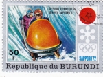 Sellos de Africa - Burundi -  OLIMPIADA INVIERNO SAPPORO'72