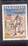 Sellos de America - Paraguay -  II descenso del hombre en la Luna