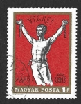 Sellos de Europa - Hungr�a -  1962 - L Aniversario de la República Soviética de Hungría. Carteles de Propaganda