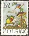 Stamps Poland -  rana cantando, infantil