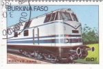 Sellos de Africa - Burkina Faso -  Locomotora Diesel