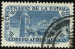 Sellos de America - M�xico -  México colonial. Campana en la torre y Virrey Enriquez de Almanza. 100 años de la estampilla.