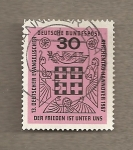 Stamps Germany -  13 Encuentro iglesia protestante en Hannover