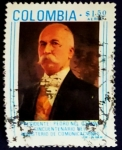 Stamps Colombia -  Pedro Nel Ospina, Presidente (1858-1927)