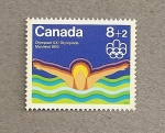 Stamps Canada -  Natación, Olimpiada Montreal