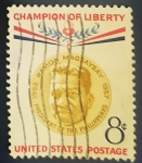 Stamps United States -  Pres. Ramon Magsaysay (1907-1957