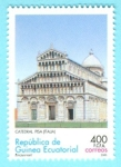 Stamps Equatorial Guinea -  ITALIA:  Plaza del Duomo, Pisa