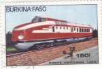 Sellos de Africa - Burkina Faso -  tren expreso