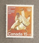 Stamps Canada -  Juegos Olímpicos Montreal, Judo