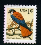 Stamps United States -  American Kestrel