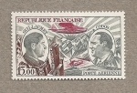 Stamps France -  Aviadores Guillaumet y Codos
