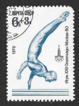 Sellos de Europa - Rusia -  B86 - JJOO de Moscú. Gimnasia