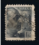 Stamps Spain -  Edifil  nº  875 General Franco con apellido del grabador  Sanchez Toda