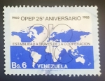 Sellos de America - Venezuela -  25 Anivº OPEP