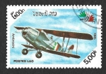 Sellos de Asia - Laos -  662 - Exposición Filatélica Internacional 