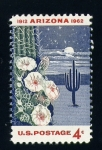 Stamps United States -  Arizona