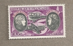 Stamps France -  Aviadores Boucher y Hilsz