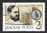 Sellos de Europa - Hungra -  3149 - CXL Aniversario del Nacimiento de Gabor Baross