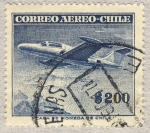 Stamps Chile -  avion