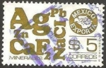 Sellos de America - M�xico -  exporta minerales
