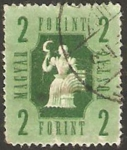 Stamps Hungary -  Dama