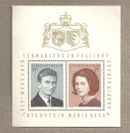 Stamps : Europe : Liechtenstein :  Boda del príncipe Hans Adam